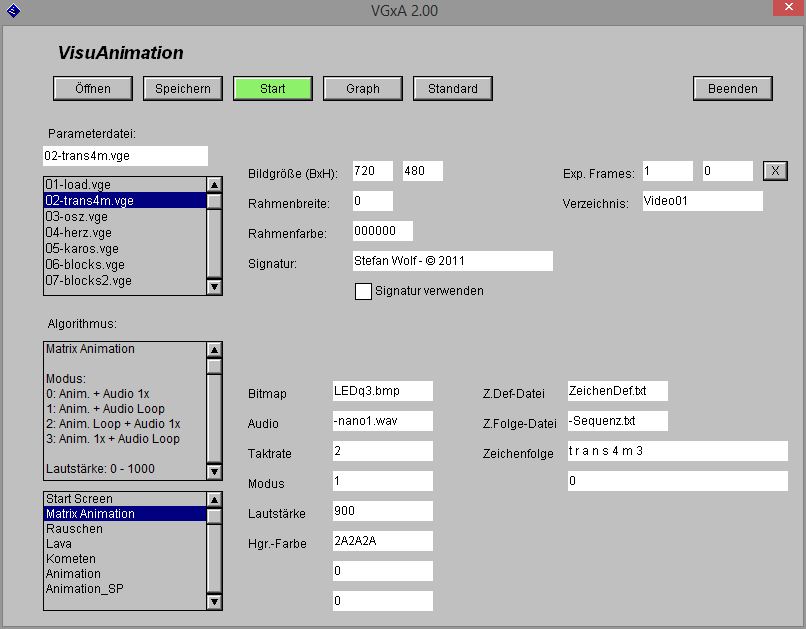 Grafikprogramm für Animationen (2011-2013)